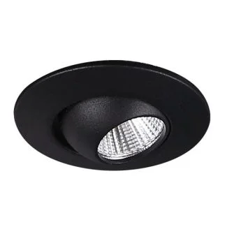 Maxlight Yuca Round Tilted H0105 Oprawa podtynkowa Czarna