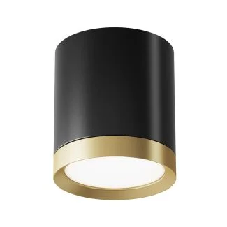 MAYTONI C086CM-GX53-MRD-BG Hoop lampa sufitowa czarny,złoty