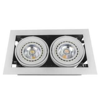 HOLDBOX HB11014 SIENA II 2xES111 WHITE