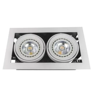 HOLDBOX HB11014 SIENA II 2xES111 WHITE