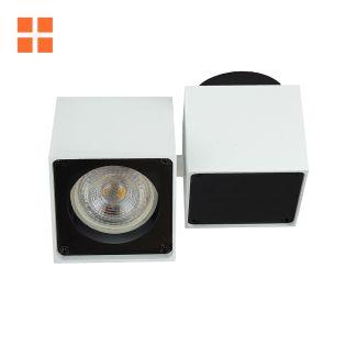 HOLDBOX HB12023 VASTO CEILING SPOT I GU10 WHITE & BLACK