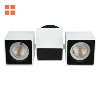 HOLDBOX HB12025 VASTO CEILING SPOT II GU10 WHITE & BLACK