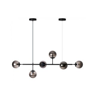 AZZARDO AZ4698 HELIOS 6 BK DECORATIVE PENDANT BLACK