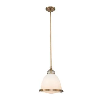 ELSTEAD HK-AMELIA-P-M-HB Średnia lampa wisząca Amelia - 1 PŁ - Stary mosiądz