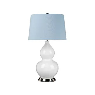 ELSTEAD ISLA-PN-TL-BLUE Lampa stołowa Isla - 1 PŁ - Polerowany nikiel