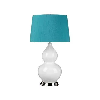 ELSTEAD ISLA-PN-TL-TEAL Lampa stołowa Isla - 1 PŁ - Polerowany nikiel