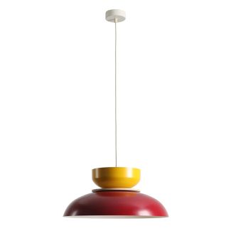 ALDEX 1152G15_14_J LAMPA WISZĄCA ALDO LIGHT RED WINE + MUSTARD (47 + 23 + wood)