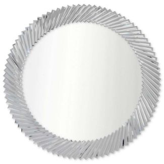 ARTEHOME JS-80 Lustro Nevia 97cm luksusowe okrągłe w dekoracyjnej lustrzanej ramie