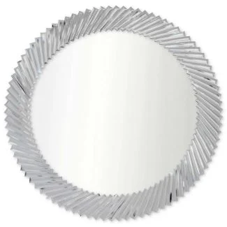 ARTEHOME JS-80 Lustro Nevia 97cm luksusowe okrągłe w dekoracyjnej lustrzanej ramie