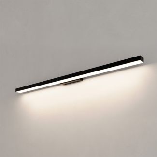LIGHT PRESTIGE LP-987/1W L BK Kinkiet Aqua 92 cm czarny IP44 LED CCT