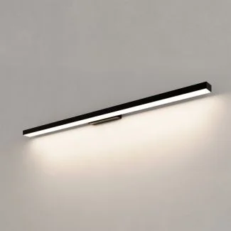 LIGHT PRESTIGE LP-987/1W L BK Kinkiet Aqua 92 cm czarny IP44 LED CCT