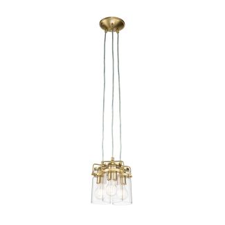 ELSTEAD KL-BRINLEY3-BB Lampa wisząca Brinley - 3 PŁ - Szczotkowany mosiądz
