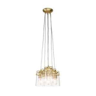 ELSTEAD KL-BRINLEY6-BB Lampa wisząca Brinley - 6 źródeł światła - Szczotkowany mosiądz