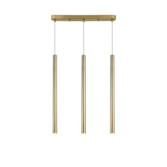 LIGHT PRESTIGE Lampa wisząca Lungo 3xG9 złota LP-894/3L GD