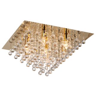 Reality 627807-03 Lancaster crystal - plafon 7 płomienny złoty