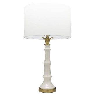 COSMOLIGHT Lampa stołowa LOBOC T01019BR-WH