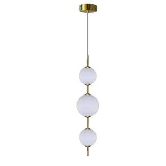 LIGHT PRESTIGE LP-002/3V Dorado 3 lampa wisząca pionowa złota