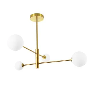 LIGHT PRESTIGE LP-002/4P Dorado 4 wisząca złota