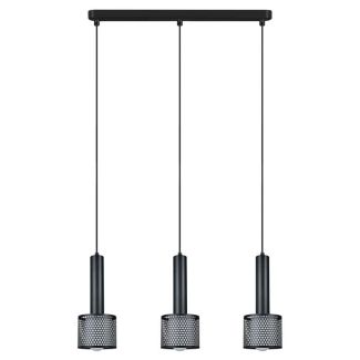 LIGHT PRESTIGE LP-0702/3L BK Lampa wisząca Amo czarna 3xE27