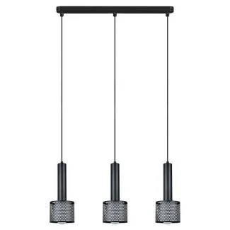 LIGHT PRESTIGE LP-0702/3L BK Lampa wisząca Amo czarna 3xE27