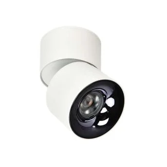 LIGHT PRESTIGE LP-2626/1RM WH movable Ruchoma oprawa natynkowa Brema biała LED CCT