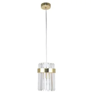 LIGHT PRESTIGE LP-2910/1P GD Lampa wisząca Vetro 1 złota 1xE14