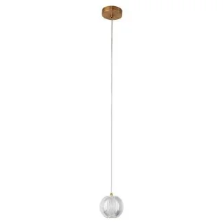 LIGHT PRESTIGE LP-3303/1P GD Lampa wisząca Brillant 1 złota LED CCT