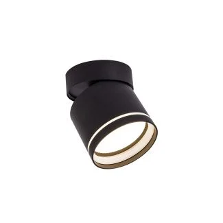 LIGHT PRESTIGE LP-6331/1SM R1 BK movable Kendal GX53 oprawa natynkowa ruchoma ring1 czarna