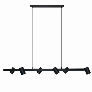 LIGHT PRESTIGE LP-731/6L BK Snow 6 linia lampa wisząca czarna