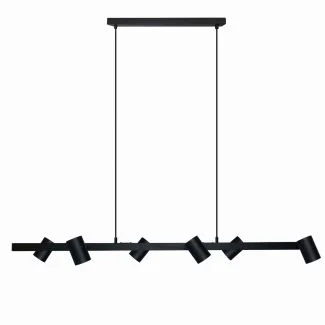 LIGHT PRESTIGE LP-731/6L BK Snow 6 linia lampa wisząca czarna