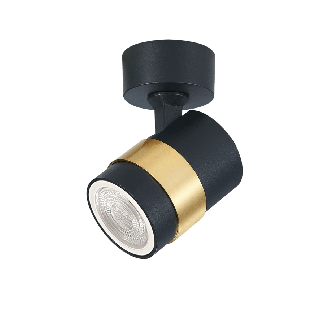LIGHT PRESTIGE LP-770/1W BK ANILLO 1 SPOT CZARNY