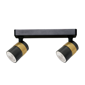 LIGHT PRESTIGE LP-770/2W BK ANILLO 2 SPOT CZARNY