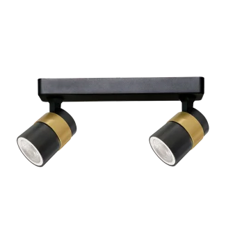 LIGHT PRESTIGE LP-770/2W BK ANILLO 2 SPOT CZARNY