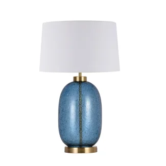 LIGHT PRESTIGE  Amur lampa stołowa niebieska