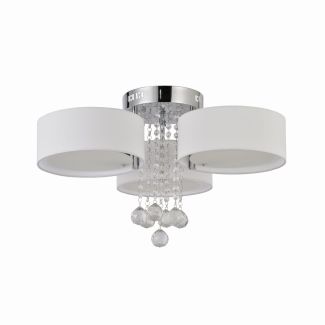 LIGHT PRESTIGE LP-991/3C WH Gambela 3 lampa sufitowa biała
