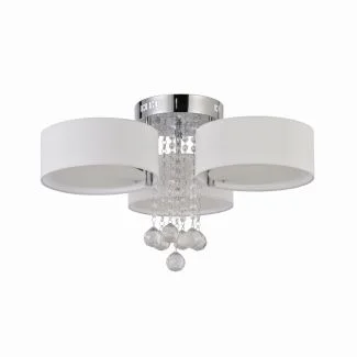 LIGHT PRESTIGE LP-991/3C WH Gambela 3 lampa sufitowa biała