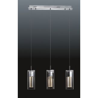 ITALUX MD109003-3B Verizon lampa wisząca Chrom