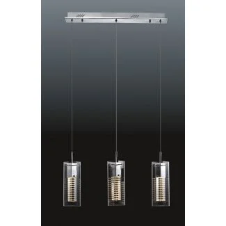 ITALUX MD109003-3B Verizon lampa wisząca Chrom