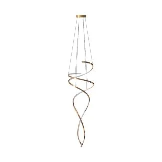 ZUMALINE MD3127-2M-3GT COCO LAMPA WISZĄCA ZŁOTA/GOLD