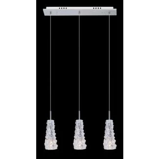 ITALUX MDM1603/3 Viviera lampa wisząca Chrom