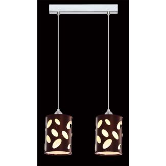 ITALUX MDM1824/2 Spots lampa wisząca brązowy