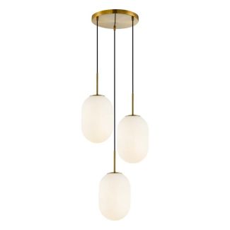 MILAGRO ML0315 Lampa wisząca ALIAS GOLD 3xE14 koło