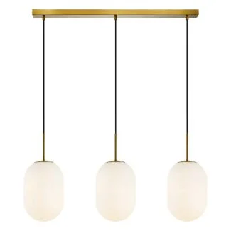MILAGRO ML0316 Lampa wisząca ALIAS GOLD 3xE14