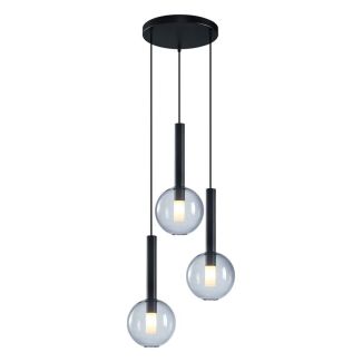MILAGRO ML0333 Lampa wisząca NIKO BLACK 3xG9