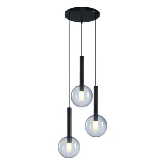 MILAGRO ML0333 Lampa wisząca NIKO BLACK 3xG9