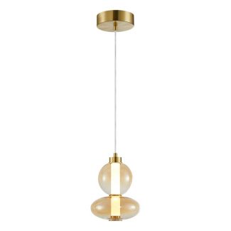 MILAGRO ML0345 Lampa wisząca DAPHNE AMBER 12W
