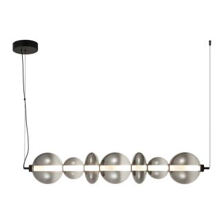 MILAGRO ML0348 Lampa wisząca DAPHNE SMOKED 40W