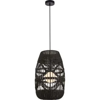 MILAGRO ML0354 Lampa wisząca ARONA BLACK 1xG9 fi 250