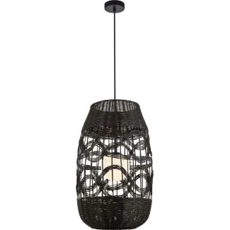 MILAGRO ML0355 Lampa wisząca ARONA BLACK 1xG9 fi 400