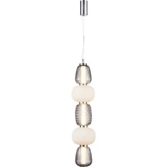 MILAGRO ML0362 Lampa wisząca CARO SMOKED 40W LED